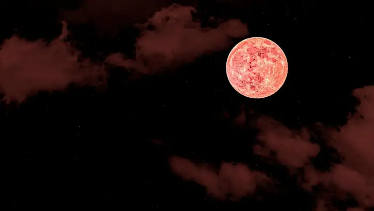 SÜPER PEMBE AY KAYSERİ'DEN DE GÖRÜNDÜ