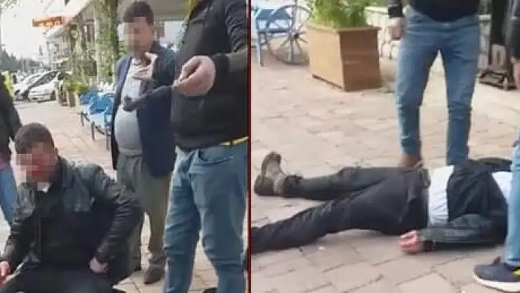 TACİZCİYE, GENÇLERDEN SOKAK ORTASINDA MEYDAN DAYAĞI