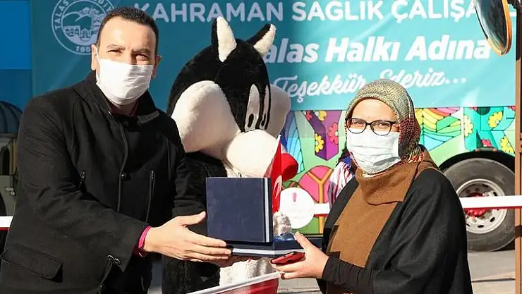 TALAS BELEDİYESİ'NDEN SAĞLIK ÇALIŞANLARINA ŞIK JEST