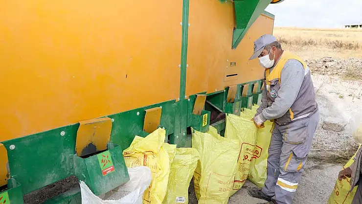 'TALAS BELEDİYESİ'NİN TOHUM ELEME MAKİNESİ İŞİMİZİ KOLAYLAŞTIRDI'
