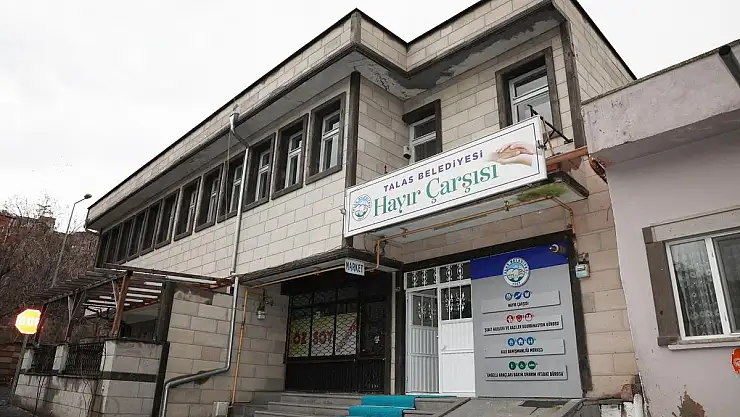 TALAS 'HAYIR ÇARŞISI' İHTİYAÇ SAHİPLERİNE YARDIM ETMEYE DEVAM EDİYOR