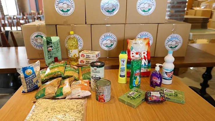 TALAS'TA İHTİYAÇ SAHİPLERİNE 1 AY DEĞİL 1 YIL YARDIM