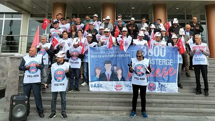 TEÇ-SEN EĞİTİM ÇALIŞANLARININ HAKLARI İÇİN GECE GÜNDÜZ ÇALIŞIYOR