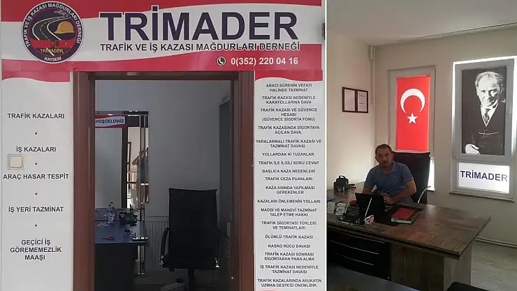 TRAFİK VE İŞ KAZALARI MAĞDURLARININ  YENİ KAPISI 'TRİMADER'