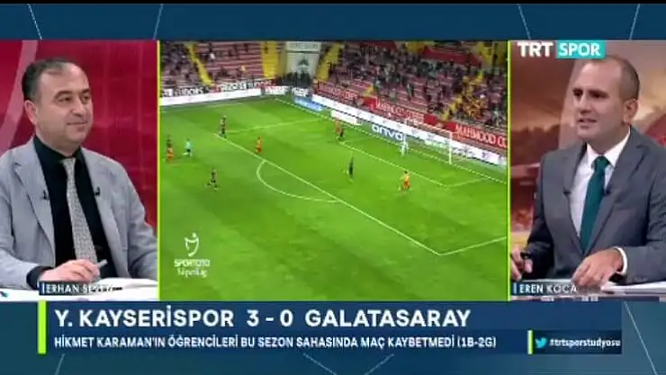 TRT SPOR'DAN KAYSERİ VALİSİ'NE ÖVGÜ