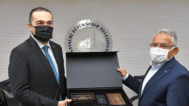 TRT YÖNETİM KURULU BAŞKANI ALBAYRAK'TAN BÜYÜKKILIÇ'A ZİYARET