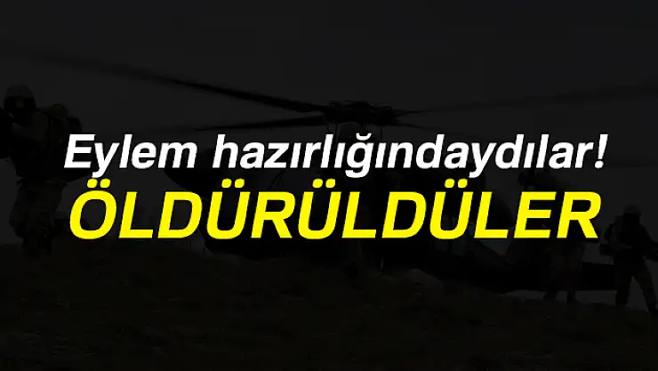 Tunceli'de eylem hazırlığındaki 2 terörist etkisiz hale getirildi