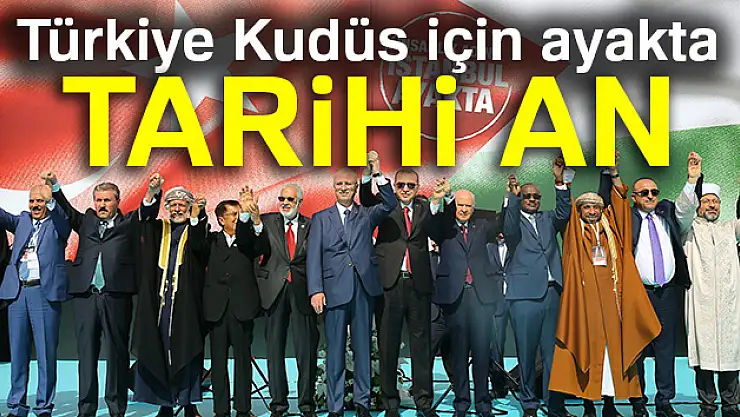 Türkiye Kudüs için ayakta