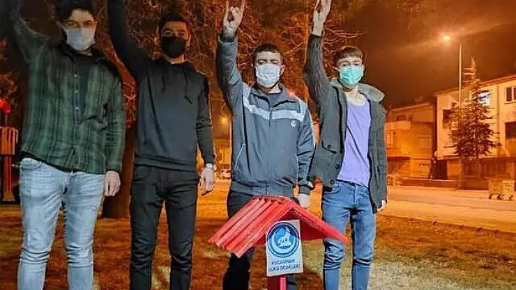 ÜLKÜ OCAKLARI KAYSERİ İL BAŞKANLIĞI SOKAK HAYVANLARINI UNUTMADI