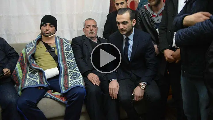 Ülkücüler Afrin gazisini karşıladı