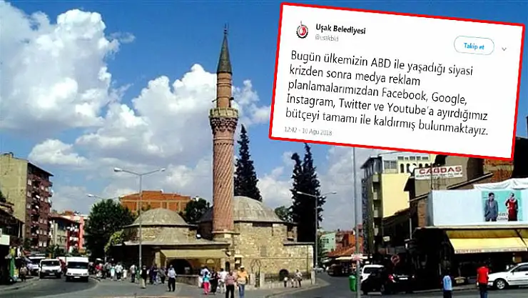 Uşak Belediyesinden ABD'ye Yaptırım Kararı