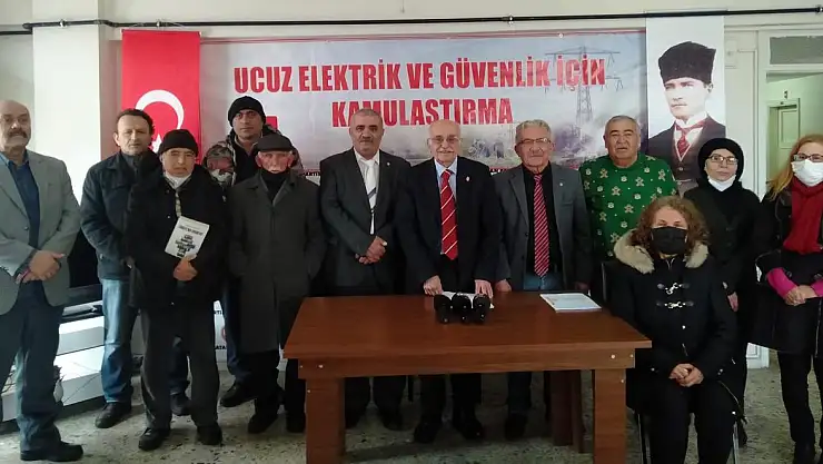 VATAN PARTİSİ KAYSERİ İL BAŞKANLIĞI'NDAN UCUZ ELEKTRİK İÇİN KAMULAŞTIRMA ÖNERİSİ