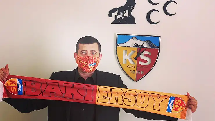VEKİL ERSOY, KAYSERİSPOR LOGOLU 3 BİN MASKE DAĞITIYOR