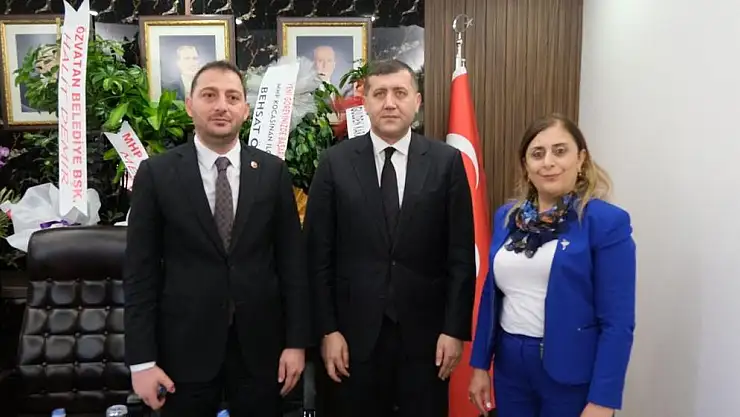 VEKİL ERSOY'DAN KAÇEP BAŞKANI YELKARA'YA HAYIRLI OLSUN ZİYARETİ