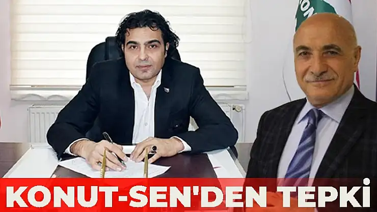 VEKİL TAMER'İN SKANDAL SÖZLERİNE KONUT-SEN'DEN TEPKİ