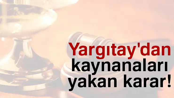 Yargıtay'dan kaynanaları yakan karar