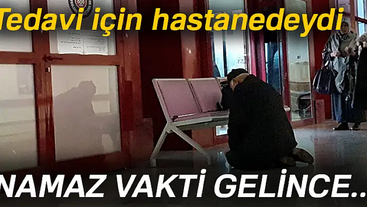 Yaşlı adamdan namaz hassasiyeti