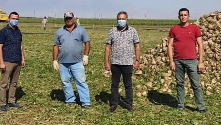 YEŞİLHİSAR'DA PANCAR HASADI BAŞLADI