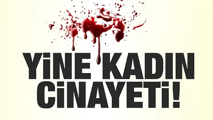 Yine kadın cinayeti!