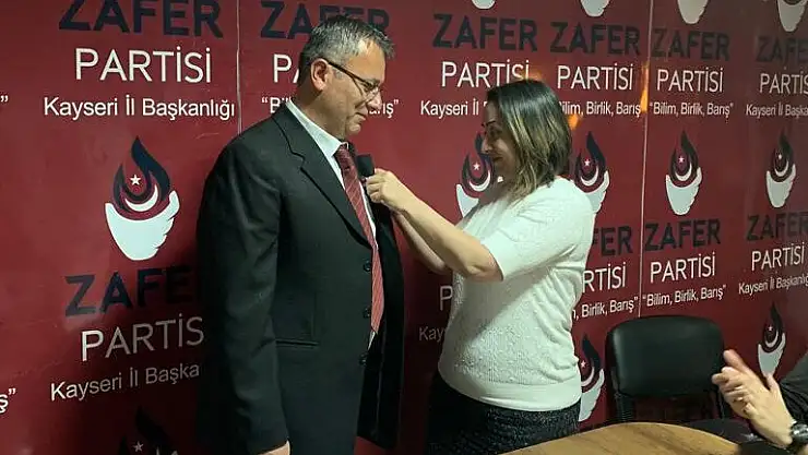 ZAFER PARTİSİ YAHYALI İLÇE BAŞKANI ERDAĞ OLDU