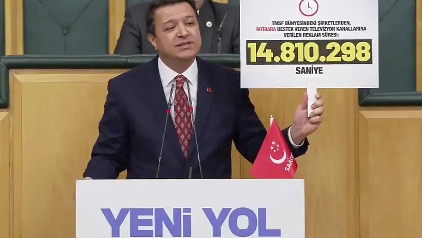 Arıkan'dan medya adaletsizliği çıkışı: 14 milyon saniye iktidara, 0 saniye muhalefete
