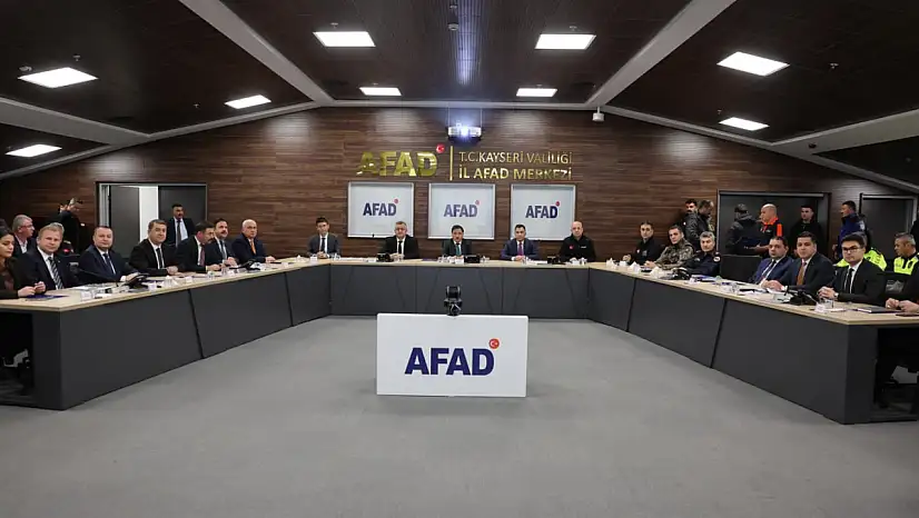 Kayseri'de kış tedbirleri masaya yatırıldı