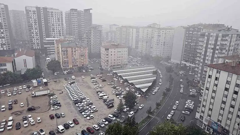 Kayseri'yi sağanak yağış vurdu
