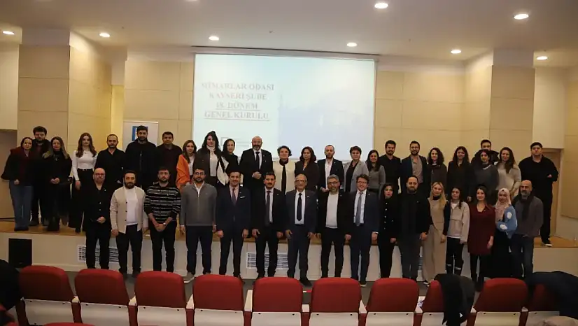 Mimarlar Odası Kayseri Şubesi 18. Olağan Genel Kurulunu yaptı