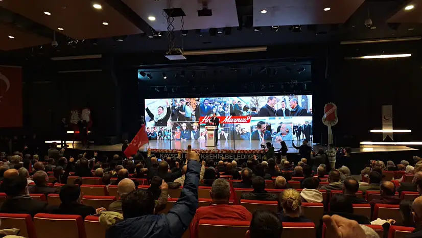 SP Kocasinan'da 1000 Yeni Üye Katılım Töreni Arıkan'ın katılımıyla gerçekleştirildi