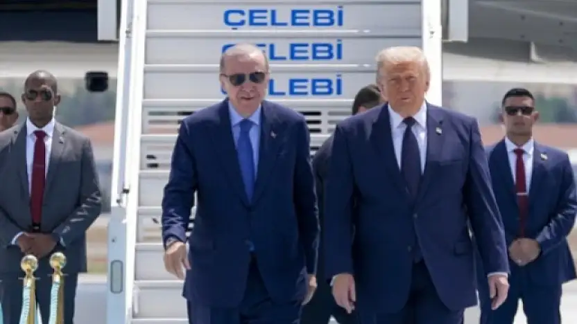 ABD Başkanı Trump Ankara'da: Cumhurbaşkanı Erdoğan karşıladı
