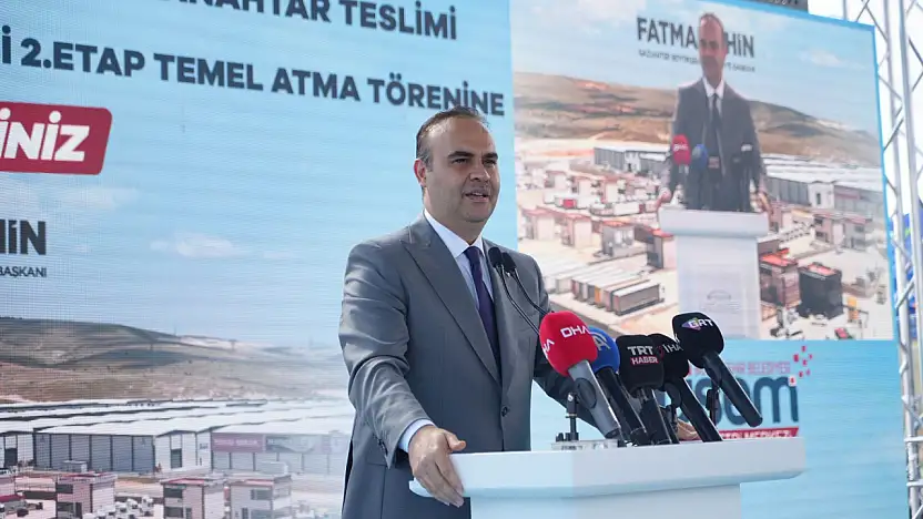Bakan Kacır açıkladı: Türkiye'de OSB sayısı ikiye katlandı