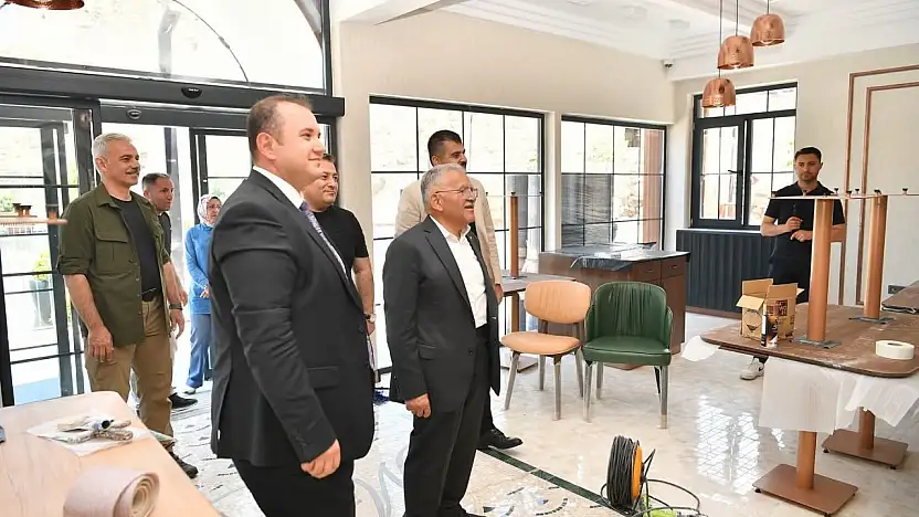 Başkan Büyükkılıç, MÜLHEM Kayseri Mutfağı'nda incelemede bulundu