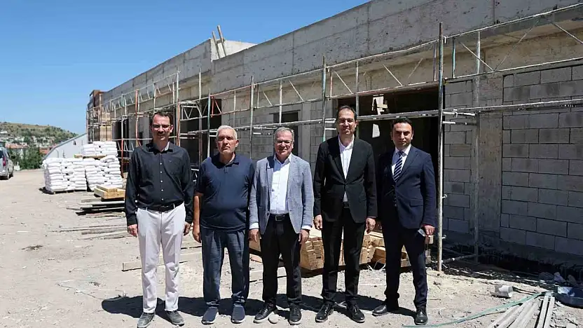 Başkan Özdoğan'dan 112 acil sağlık merkezi inşaatına yakın takip