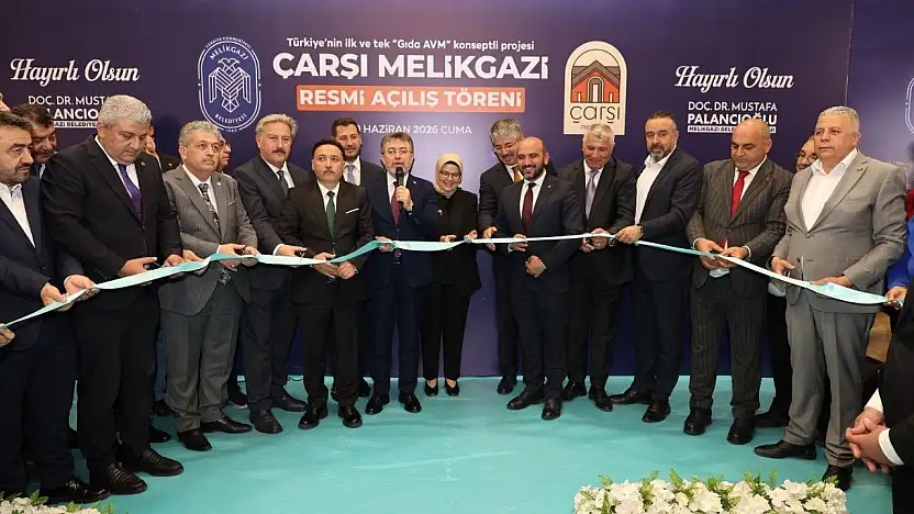 Çarşı Melikgazi'nin resmi açılışı Bakan Yumaklı'nın katılımıyla yapıldı