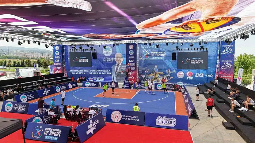 Kayseri'de FIBA 3x3 Lite Quest 2026 Turnuvası başladı