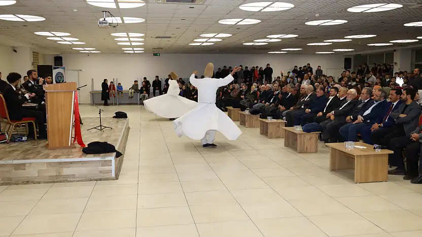 Hz. Mevlana vuslatının 752'nci yılında Yahyalı'da Şeb-i Arus programıyla anıldı