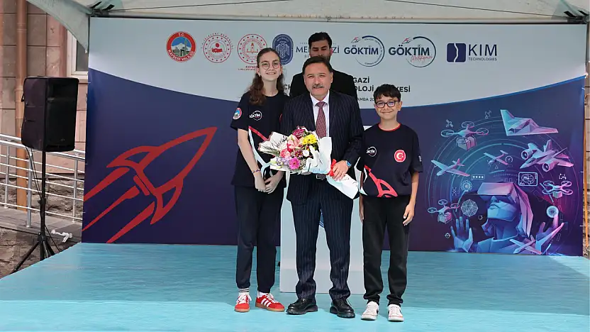İzzet Özsüzkaya Ortaokulu'nda GÖKTİM Teknoloji Atölyesi açıldı