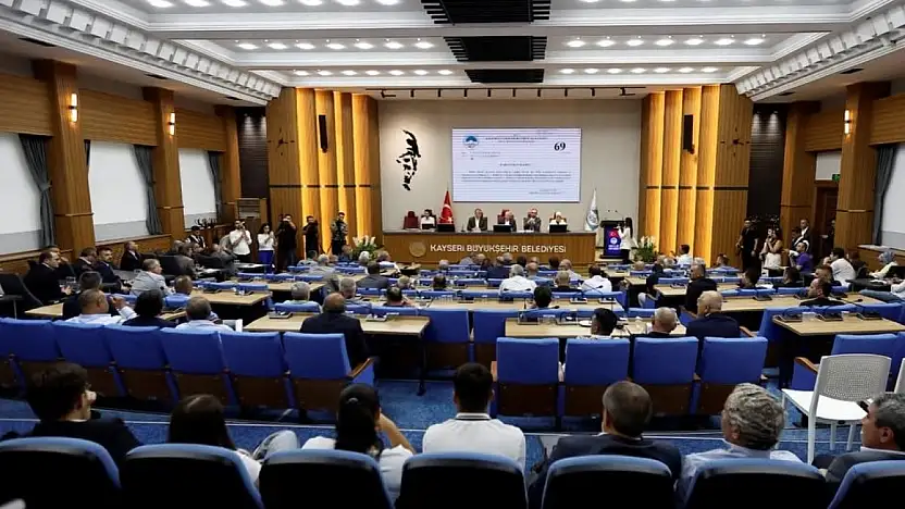 Kayseri Büyükşehir Meclisi'nde 69 gündem maddesi karara bağlandı