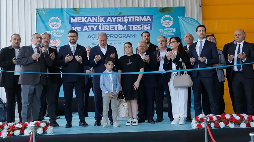 Kayseri'de 1200 ton kapasiteli atık tesisi hizmete açıldı