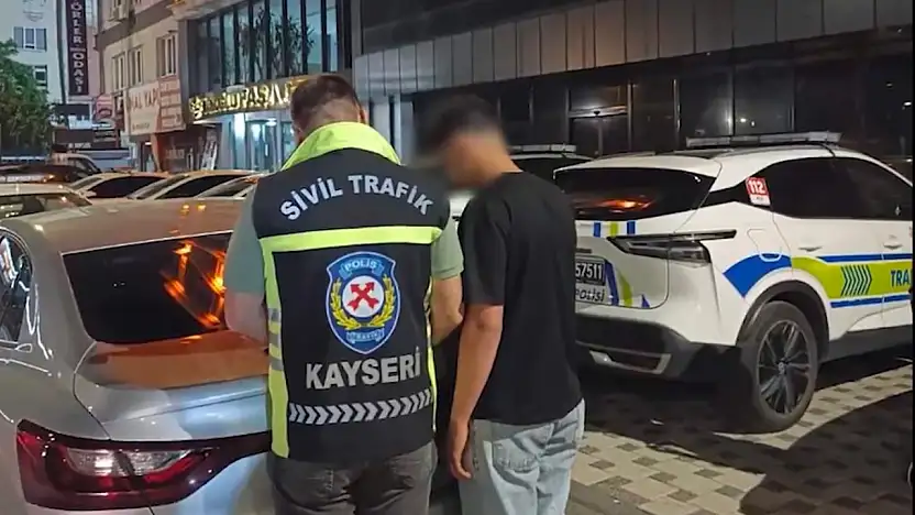 Kayseri'de drift yapan sürücüye 140 bin TL ceza