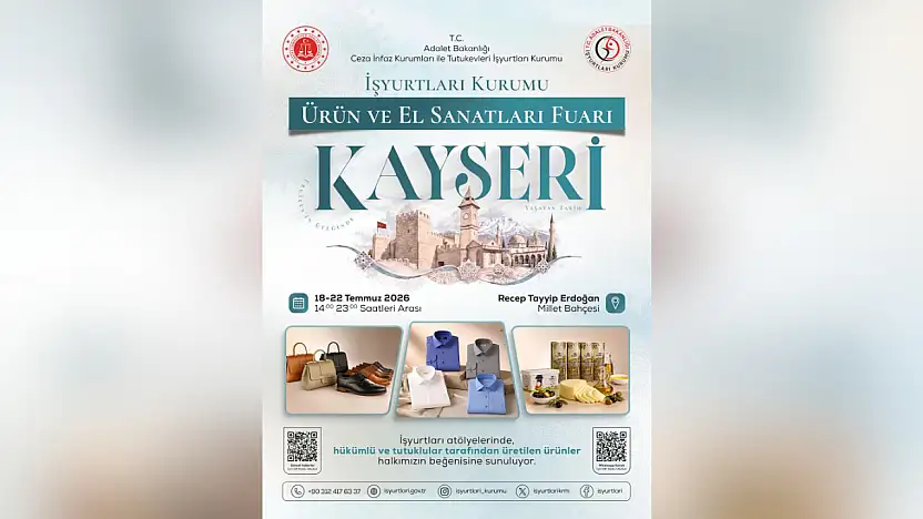 Kayseri'de El Sanatları Fuarı başlıyor