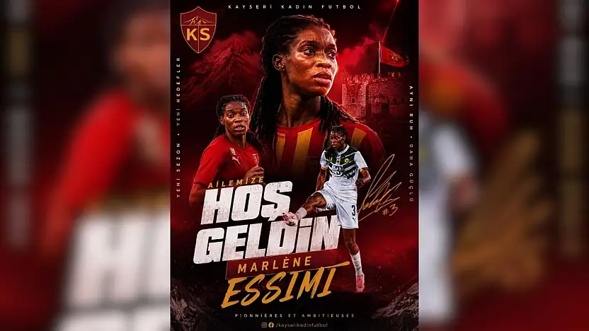 Kayseri Kadın FK' Kamerunlu futbolcu Marlene Essimi'yi renklerine bağladı