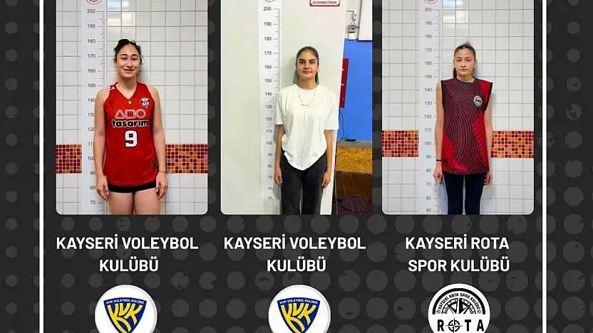 Kayseri'nin genç sultanları milli takım yolunda