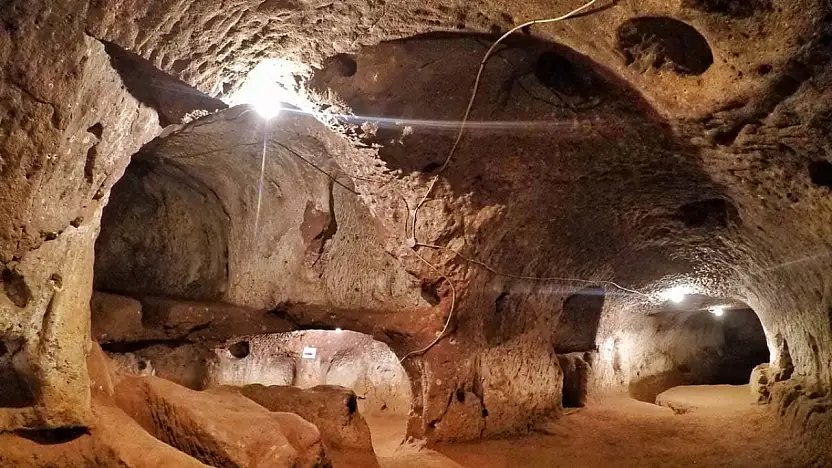 Kayseri'nin yer altındaki tarihi mirası: Ağırnas Yeraltı Şehri ilgi görüyor