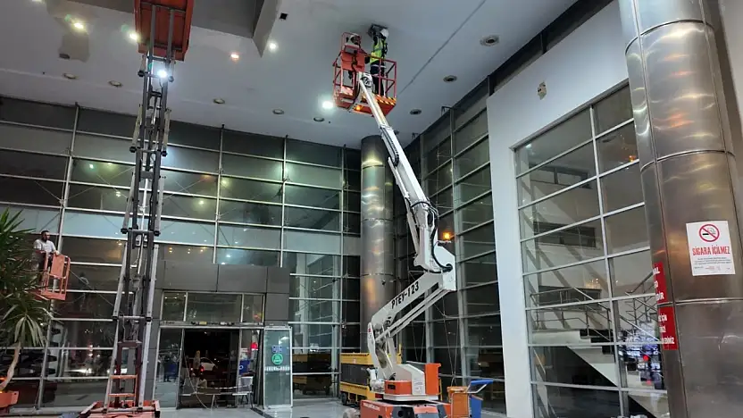 Kayseri Şehir Terminali'nde yenileme çalışmaları başladı
