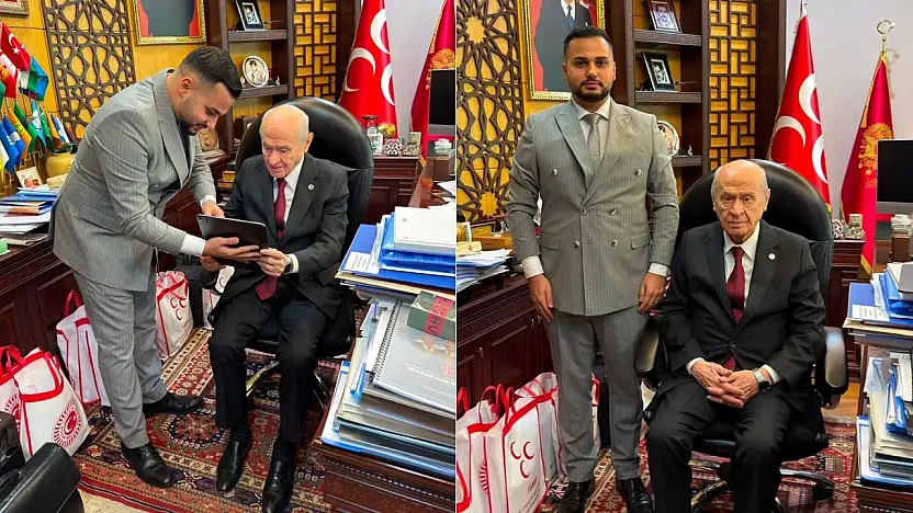Kayserili İş İnsanı Yıldız, projelerini MHP Lideri Bahçeli'ye anlattı