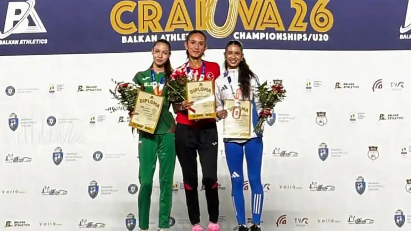 Kayserili TOHM sporcusu Döndü Kübra Boyraz Balkan şampiyonu oldu