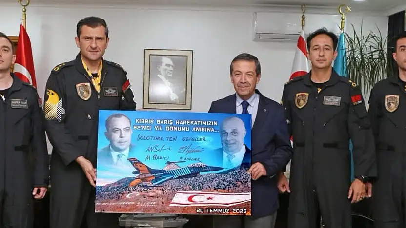KKTC Dışişleri Bakanı Ertuğruloğlu: Türk F-16'ları ile büyük gurur duyuyoruz