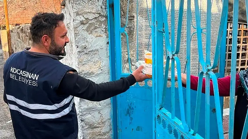 Kocasinan'dan gönüllere dokunan hizmet: Kapıya kadar gidiyor