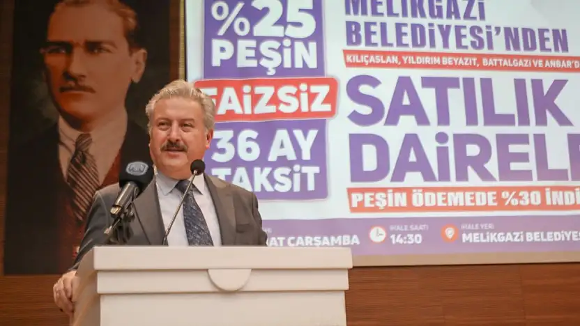 Melikgazi'de 23 daire ihale ile satıldı